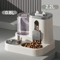 Minimalistic 2-in-1 Automatic Pet Feeder with Water Fountain
