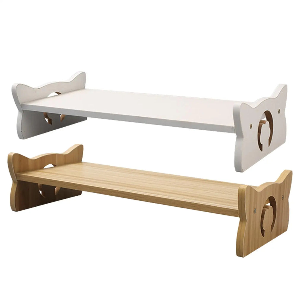 Wooden Elevated Feeder Bowl Stand